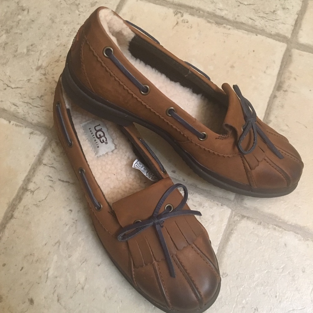 ❌SOLD❌❤️UGG- Fur duck slip on shoes - Picture 1 of 6